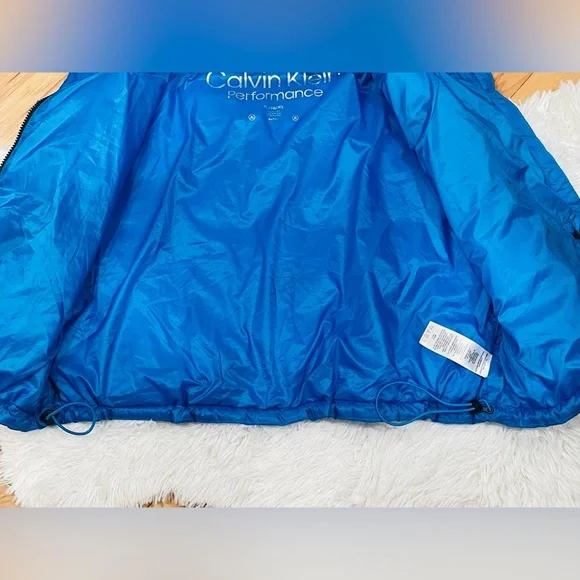 Calvin Klein Performance Cropped Mock-Neck Zip-Up Vest - Picture 12 of 16